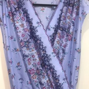 Size: S, long dress, under the knee, purple color, vintage style